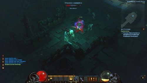 W tej niewielkiej lokacji spotkasz Strażnika grobowca, który przyzywa Szkielety - Rozbita korona | Zadania - Akt 1 | Solucja Diablo III - Diablo III 2.0 - poradnik do gry