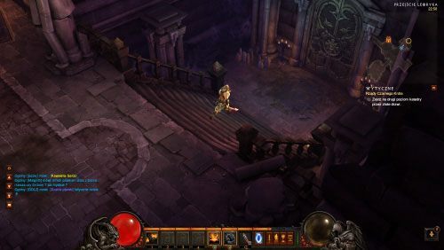 Po zejściu na dół znajdziesz się w miejscu gdzie znalazłeś Caina - Rządy Czarnego Króla | Zadania - Akt 1 | Solucja Diablo III - Diablo III 2.0 - poradnik do gry
