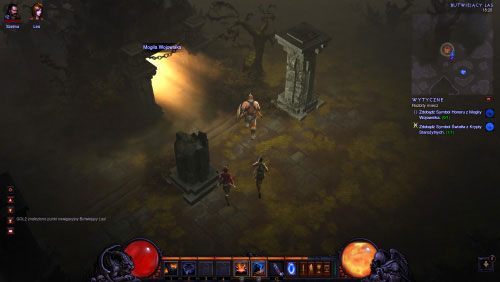 Twoim zadaniem jest odnalezienie dwóch wejść do podziemnych lokacji: Mogiły Wojownika i Krypty Starożytnych - Rozbity miecz | Zadania - Akt 1 | Solucja Diablo III - Diablo III 2.0 - poradnik do gry
