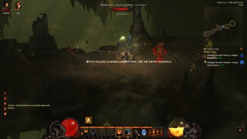 Mogiła Wojownika to także mała lokacja z grupką obrońców - szkieletów oraz łuczników - Rozbity miecz | Zadania - Akt 1 | Solucja Diablo III - Diablo III 2.0 - poradnik do gry