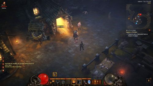 Po krótkiej rozmowie na końcu pomieszczenia znajdź punkt nawigacyjny i udaj się do Nowego Tristram - Zagłada w Wortham | Zadania - Akt 1 | Solucja Diablo III - Diablo III 2.0 - poradnik do gry