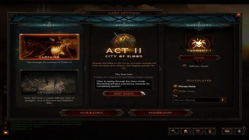 Najciekawszym poziomem rozgrywki jest niewątpliwie Udręka, która dodatkowo dzieli się na sześć poziomów trudności - Udręka | Poziomy trudności | Solucja Diablo III - Diablo III 2.0 - poradnik do gry