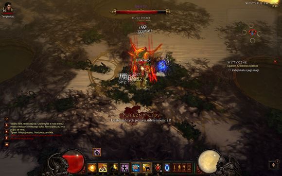 Na wyższych poziomach trudności, gdy skompletowałem mój build, kluczowe stało się zwracanie uwagi na czas trwania poszczególnych skilli i ich przemyślane dobieranie i używanie - Taktyka walki | Mnich w Diablo III - Diablo III 2.0 - poradnik do gry