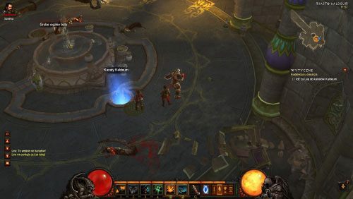 Po zniszczeniu Demonicznych przywoływaczy kieruj się dalej szerokim przejściem - Audiencja u cesarza | Zadania - Akt 2 | Solucja Diablo III - Diablo III 2.0 - poradnik do gry