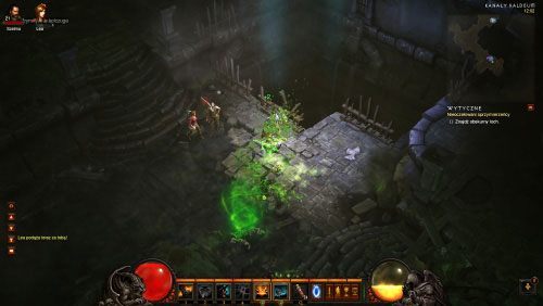 Po zejściu do Kanałów Kaldeum automatycznie rozpocznie się kolejne zadanie - Nieoczekiwani sprzymierzeńcy | Zadania - Akt 2 | Solucja Diablo III - Diablo III 2.0 - poradnik do gry