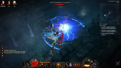 Uważaj tu na Węgorze elektryczne, które nagle pojawiają się grupami - Krew i piasek | Zadania - Akt 2 | Solucja Diablo III - Diablo III 2.0 - poradnik do gry