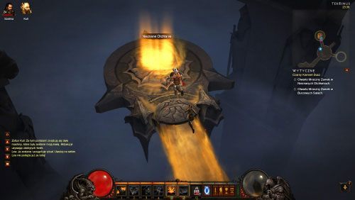 Po wysłuchaniu rozmów skieruj się do portalu prowadzącego do Nieznanych otchłani - Czarny Kamień Dusz | Zadania - Akt 2 | Solucja Diablo III - Diablo III 2.0 - poradnik do gry