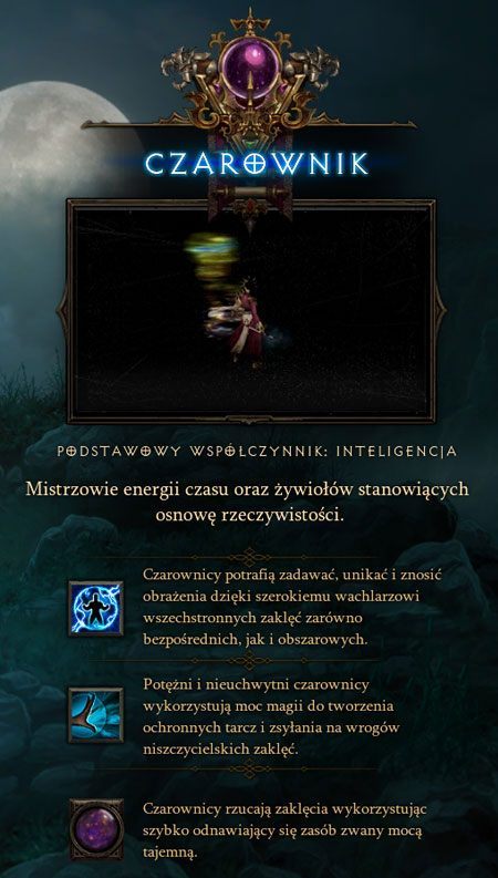 Ciekawą kwestią jest również sposób w jaki nasze statystyki warunkują zadawane przez zaklęcia obrażenia - Charakterystyka | Czarownik w Diablo III - Diablo III 2.0 - poradnik do gry