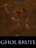 Większy Ghol i tak nie jest wytrzymały na krasnoludzkie koktajle (choć na łucznicze strzały jest całkiem odporny) - Siły Ciemności - Myth III: Era Wilka - poradnik do gry