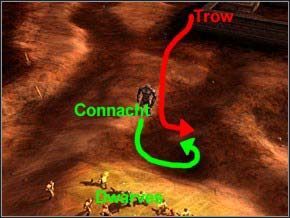 Dotrzesz do pierwszej świątyni - wyjdzie pierwszy Trow - Misja 20 - The Sunhammer - Myth III: Era Wilka - poradnik do gry