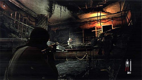 Upewnij się, że zlikwidowałeś wszystkich wrogów i zeskocz do znajdującej się przed Tobą dziury - Dotarcie do drzwi wyjściowych | Rozdział XII | Solucja Max Payne 3 - Max Payne 3 - poradnik do gry