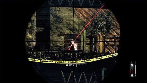 Pozostań za zasłoną, dokonując zamiany karabinu RPD na karabin snajperski M82A1 - Wyeliminowanie wrogich snajperów | Rozdział XII | Solucja Max Payne 3 - Max Payne 3 - poradnik do gry