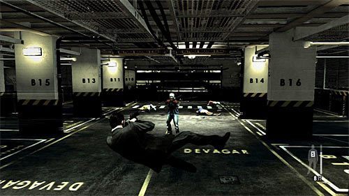 Skorzystaj z jedynego dostępnego przejścia do parkingu podziemnego - Przeprawa przez parking podziemny | Rozdział I | Solucja Max Payne 3 - Max Payne 3 - poradnik do gry