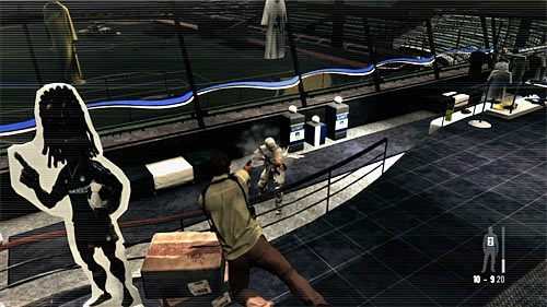 Nie wychodź zza zasłony po rozpoczęciu nowej bitwy, tylko postaraj się z bezpiecznego miejsca wyeliminować najbliżej stojących przeciwników - Przeprawa przez strefę dla fanów | Rozdział III | Solucja Max Payne 3 - Max Payne 3 - poradnik do gry