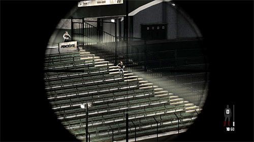 Przed Tobą zadanie związane z ochranianiem bezbronnego Raula przy użyciu karabinu snajperskiego - Ochranianie Raula | Rozdział III | Solucja Max Payne 3 - Max Payne 3 - poradnik do gry