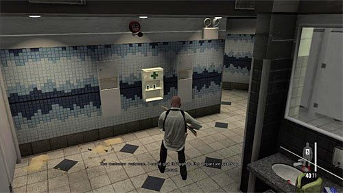 Wyjdź z toalet i wznów przemarsz, podążając liniową ścieżką - Dotarcie do głównego terminalu | Rozdział XIV | Solucja Max Payne 3 - Max Payne 3 - poradnik do gry