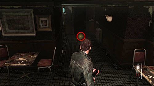 SEKRET 2 [Złota broń - Pistolet 1911 2/3]: Sekret odnajdziesz na piętrze baru w początkowej części rozdziału - Ślady i złote bronie - Rozdział IV | Sekrety w Max Payne 3 - Max Payne 3 - poradnik do gry