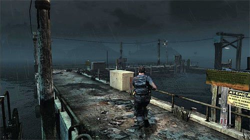 Wybierz pomost prowadzący do kolejnej części doków - Przeprawa przez doki | Rozdział V | Solucja Max Payne 3 - Max Payne 3 - poradnik do gry