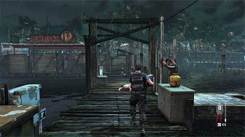Pozostało Ci już tylko dotrzeć do znajdującej się na samym końcu doków stacji benzynowej, eliminując po drodze kilku bandytów - Przeprawa przez doki | Rozdział V | Solucja Max Payne 3 - Max Payne 3 - poradnik do gry