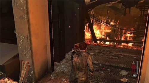 Skorzystaj z nowo odblokowanego przejścia i w dalszym ciągu podążaj jedyną możliwą ścieżką - Ucieczka z płonącego budynku | Rozdział VI | Solucja Max Payne 3 - Max Payne 3 - poradnik do gry