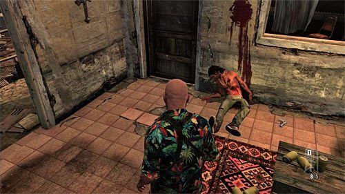 Początkowo nie wpadniesz na żadnych przeciwników, tak więc podążaj jedyną możliwą ścieżką - Dotarcie do jednej z głównych ulic dzielnicy | Rozdział IX | Solucja Max Payne 3 - Max Payne 3 - poradnik do gry