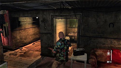 Zatrzymaj się po dotarciu do mieszkania, w którym spotkasz bezbronną kobietę - Przeprawa przez pierwszą część slumsów | Rozdział IX | Solucja Max Payne 3 - Max Payne 3 - poradnik do gry