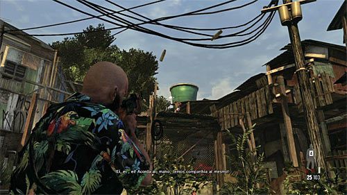 Po znalezieniu się w nowym miejscu ruszaj prosto - Przeprawa przez pierwszą część slumsów | Rozdział VII | Solucja Max Payne 3 - Max Payne 3 - poradnik do gry