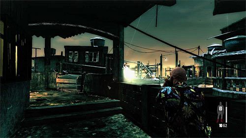 Zachowaj ostrożność, bo gra zostanie wznowiona w pobliżu licznej grupy elitarnych przeciwników - Przeprawa przez trzecią część slumsów | Rozdział IX | Solucja Max Payne 3 - Max Payne 3 - poradnik do gry