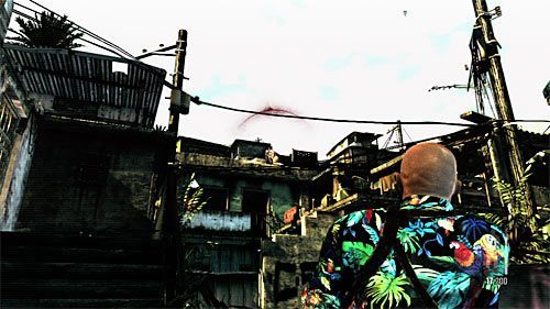 Jak najszybciej przystąp do atakowania nowych gangsterów, w pierwszej kolejności namierzając postacie okupujące dachy budynków - Przeprawa przez drugi obszar zajmowany przez elitarnych wrogów | Rozdział VII - Max Payne 3 - poradnik do gry