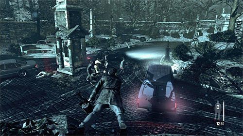 Po odzyskaniu kontroli nad Maxem możesz szybko podbiec do pojazdu lub (lepsze rozwiązanie) wykonać rzut w trybie spowolnienia czasu połączony z eliminacją najbliżej rozstawionych gangsterów - Wyeliminowanie bandytów stojących przy autach | Rozdział VIII | Max Payne 3 - Max Payne 3 - poradnik do gry