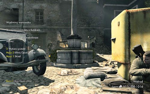 Następnym etapem jest czołganie się - tutaj nie ma żadnej filozofii, po prostu użyj odpowiedniego klawisza (przytrzymaj dłużej [C]) i przeczołgaj się dalej - Prolog | Opis przejścia Sniper Elite V2 - Sniper Elite V2 - poradnik do gry