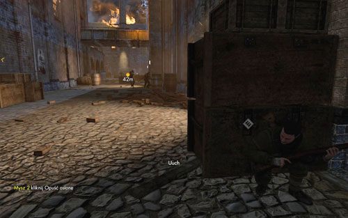 Przejdź dalej, wychodząc na zewnątrz [#2] - Misja 6 - Wieża Tiergarten (1) | Opis przejścia Sniper Elite V2 - Sniper Elite V2 - poradnik do gry