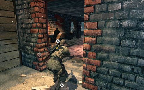 Wyjdź wyżej w stronę wagonu, którym przedostaniesz się do prawidłowej części kompleksu [#5] - Misja 9 - Wyrzutnia Kopenicka | Opis przejścia Sniper Elite V2 - Sniper Elite V2 - poradnik do gry