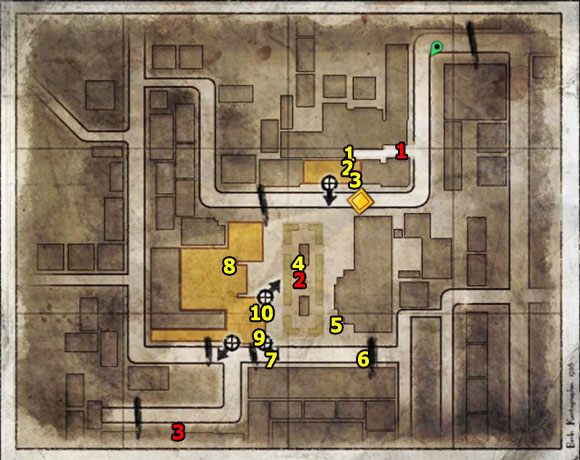 1 - Misja 4 | Butelki i Sztaby złota w Sniper Elite V2 - Sniper Elite V2 - poradnik do gry