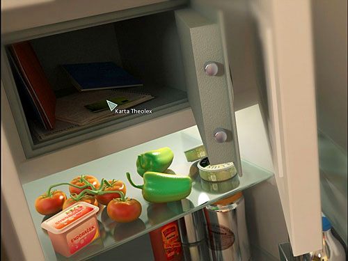 Z otwartego sejfu zabierz kartę wstępu na teren firmy Theolex - Otwórz sejf Petrenki | Rozdział 2 | Alternativa - Alternativa - poradnik do gry