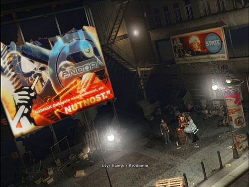 Teraz przejedź się do nieczynnego supermarketu i wręcz kamyk bezdomnemu - Wytwórz etanol | Rozdział 2 | Alternativa - Alternativa - poradnik do gry