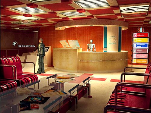 Zaczep zatem rezydującego w rejestracji androida płci żeńskiej - Zdobądź oko profesora | Rozdział 2 | Alternativa - Alternativa - poradnik do gry