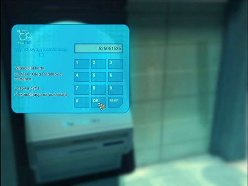 Teraz musisz wpisać kombinację ID - Wejdź na teren Theolexu (2) | Rozdział 3 | Alternativa - Alternativa - poradnik do gry