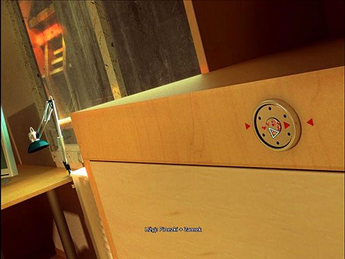 W zbliżeniu szuflady kliknij nimi na zamku - Zdobądź dokumentację Endory (2) | Rozdział 3 | Alternativa - Alternativa - poradnik do gry