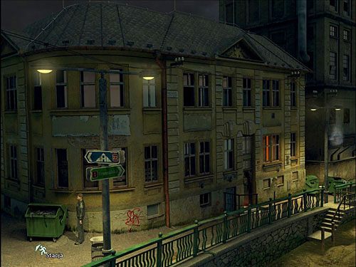 Wyczerpawszy wszystkie tematy, opuść mieszkanie Andrei drzwiami po prawej i idź wzdłuż rzeki w lewo, by dotrzeć do stacji - Spotkaj się z nieznajomą | Rozdział 3 | Alternativa - Alternativa - poradnik do gry