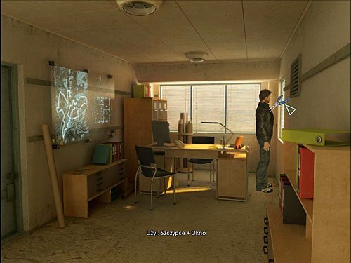 Oczywiście nie możesz opuścić przyczepy drzwiami (kliknij je) - obadaj zatem okna w pomieszczeniu - Zdobądź resztę dokumentacji Endory | Rozdział 4 | Alternativa - Alternativa - poradnik do gry