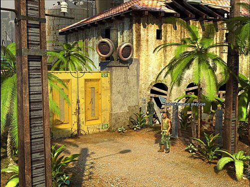 Ostatecznie Pedro zaprowadzi Richarda pod bramę, obok której znajduje się owo tajne wejście - Dostań się do kompleksu Endory | Rozdział 6 | Alternativa - Alternativa - poradnik do gry