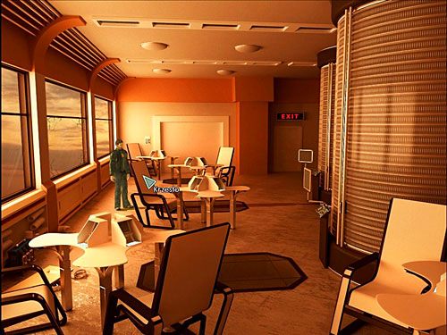 Następnie weź stojące najbliżej środkowego okna krzesło - Wydostań się z archiwum | Rozdział 6 | Alternativa - Alternativa - poradnik do gry