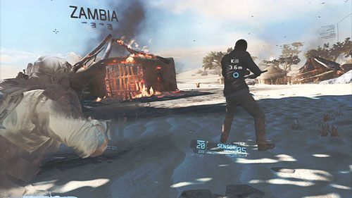 Zaraz po przerywniku pozbywamy się po cichu pierwszego przeciwnika i ruszamy w kierunku celu - Misja 2 Subtle Arrow (1) | Opis przejścia Ghost Recon - Future Soldier - Tom Clancys Ghost Recon: Future Soldier - poradnik do gry