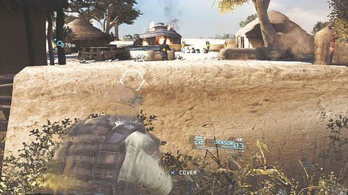 Po drodze napotkamy kilka zabudowań, wśród których natrafimy na pięciu wrogów oraz grupkę więzionych cywili - Misja 2 Subtle Arrow (1) | Opis przejścia Ghost Recon - Future Soldier - Tom Clancys Ghost Recon: Future Soldier - poradnik do gry