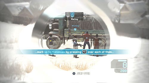 Natrafimy na ciężarówkę obstawioną przez czterech żołnierzy - Misja 2 Subtle Arrow (1) | Opis przejścia Ghost Recon - Future Soldier - Tom Clancys Ghost Recon: Future Soldier - poradnik do gry