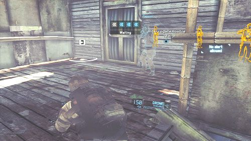 Po odwołaniu drona obchodzimy budynek z lewej strony i zajmujemy miejsce wyznaczone przez biały okrąg - Misja 3 Noble Tempest (1) | Opis przejścia Ghost Recon - Future Soldier - Tom Clancys Ghost Recon: Future Soldier - poradnik do gry