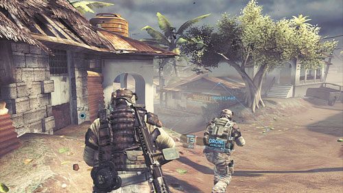 Kolejna prosta doprowadzi nas do placyku, na którym spotkamy ostatnią grupę przeciwników - Misja 3 Noble Tempest (1) | Opis przejścia Ghost Recon - Future Soldier - Tom Clancys Ghost Recon: Future Soldier - poradnik do gry