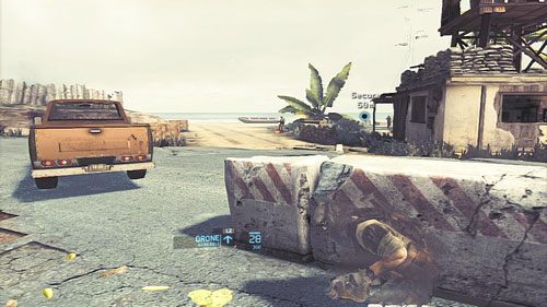 Następnie oznaczamy trójkę z lewej i ściągamy ich synchronizowanym strzałem - Misja 3 Noble Tempest (3) | Opis przejścia Ghost Recon - Future Soldier - Tom Clancys Ghost Recon: Future Soldier - poradnik do gry