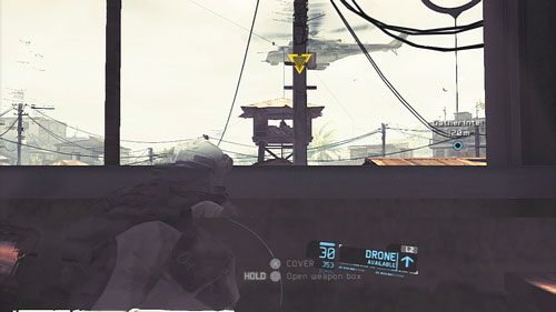 Podążając za kompanami wchodzimy na piętro budynku i wykonujemy rozpoznanie - Misja 3 Noble Tempest (3) | Opis przejścia Ghost Recon - Future Soldier - Tom Clancys Ghost Recon: Future Soldier - poradnik do gry